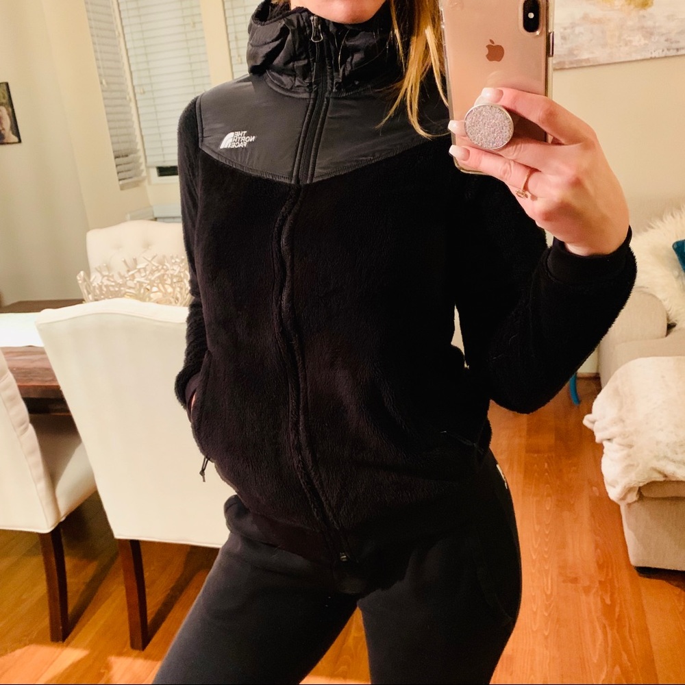 North Face super soft black rain jacket